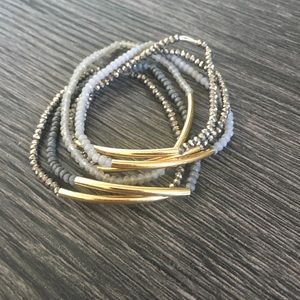 Evereve Gold and Grey Bracelet